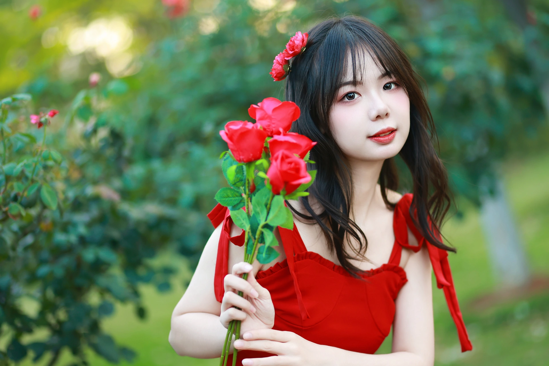 [YITUYU艺图语]2023.11.29 玫瑰园的少女 暮烟色CC 2